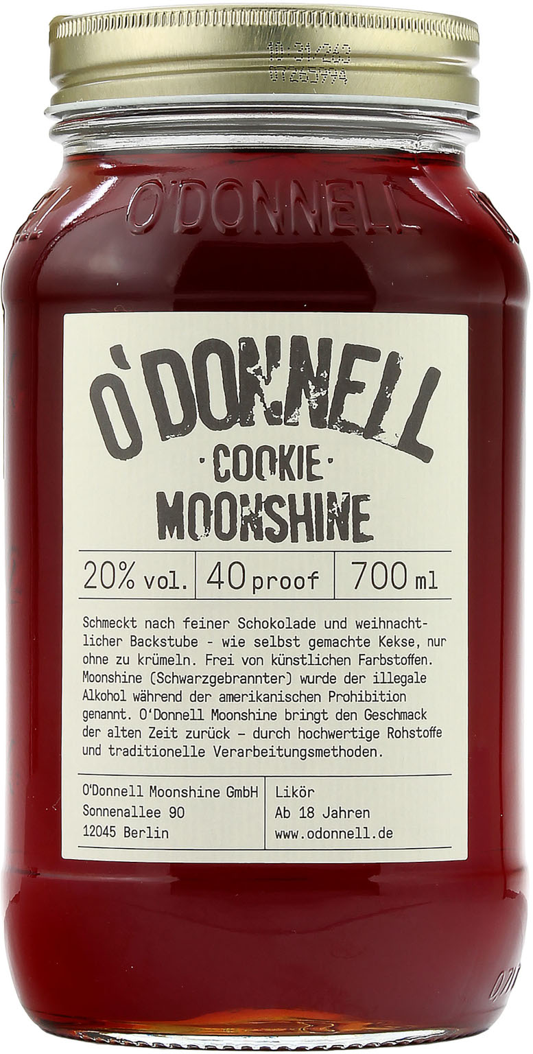 O'Donnell Moonshine Cookie 0,7L (20% Vol.)