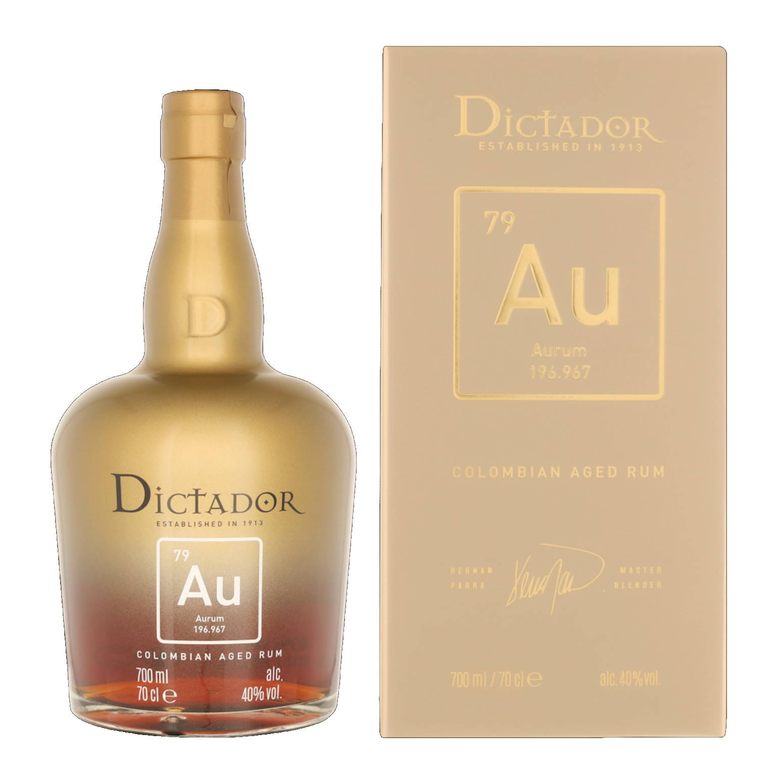 Dictador Aurum + GP 0,7L (40% Vol.)