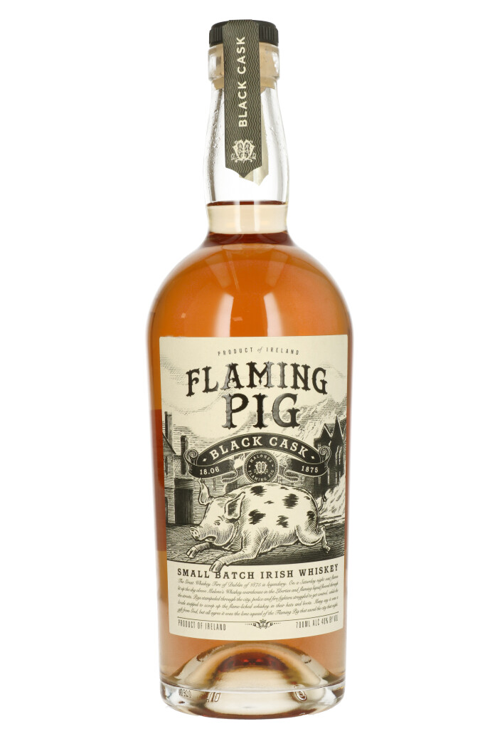 Flaming Pig Black Cask Small Batch Irish Whiskey 0.7L (40% Vol.)