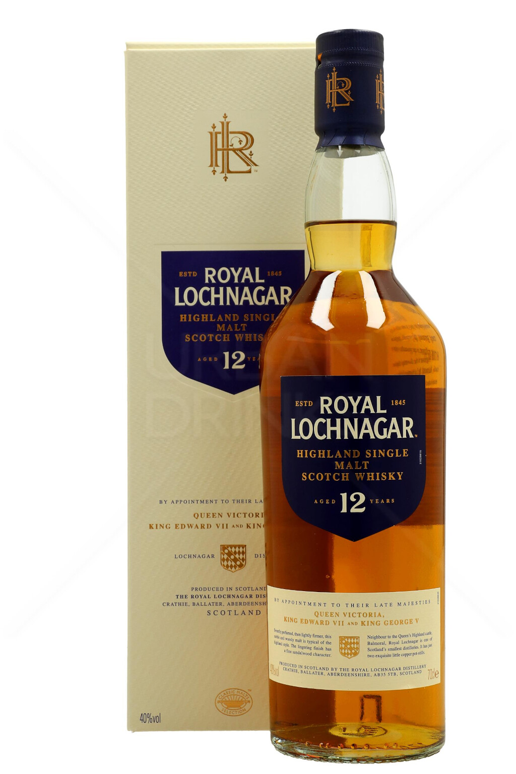 Royal Lochnagar 12 Years Scotch Malt Whisky 0,7L (40% Vol.)