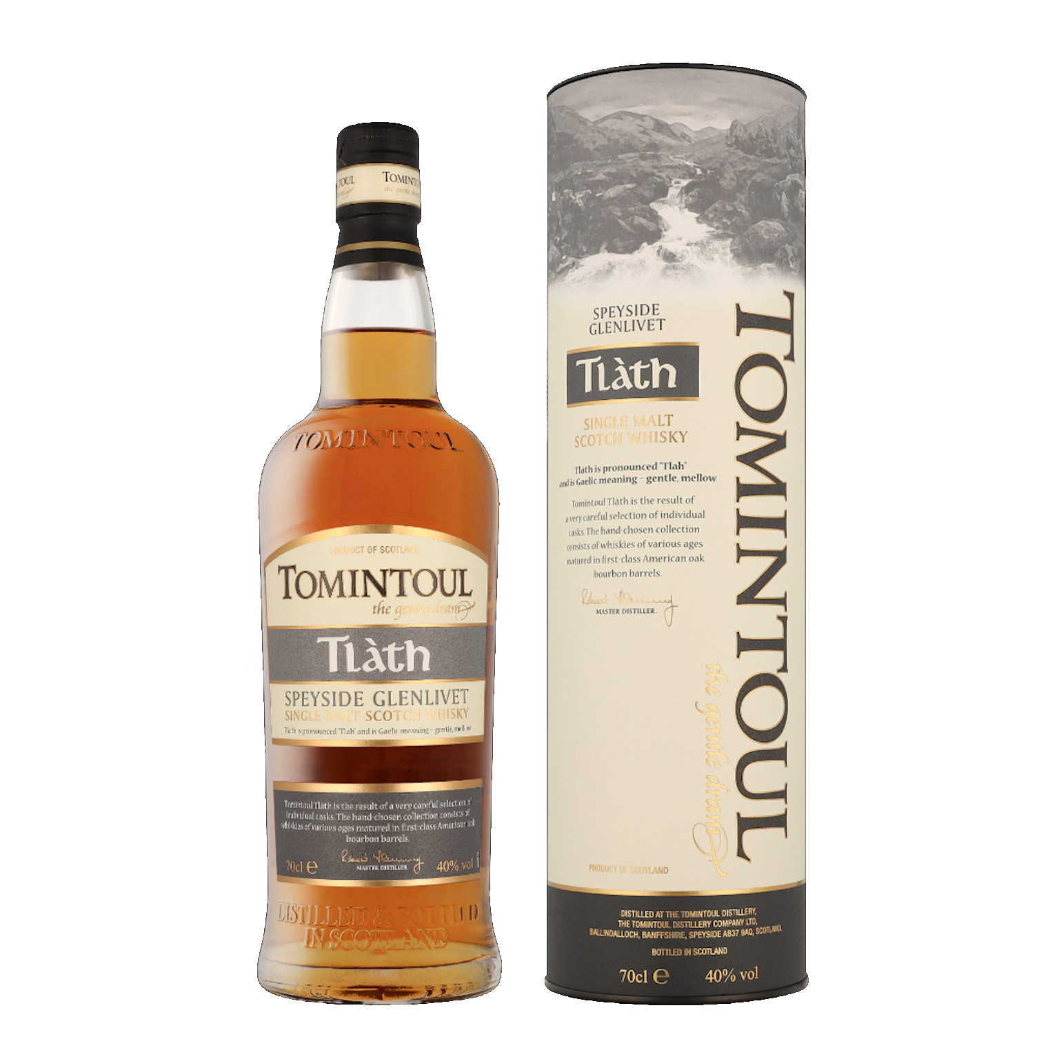 Tomintoul Tlàth + GP 0,7L (40% Vol.)