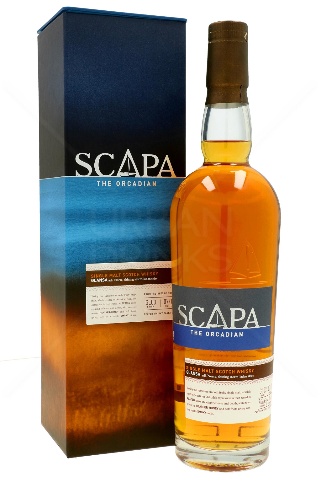Scapa Glansa The Orcadian Scotch Malt Whisky 0,7L (40% Vol.) + GP