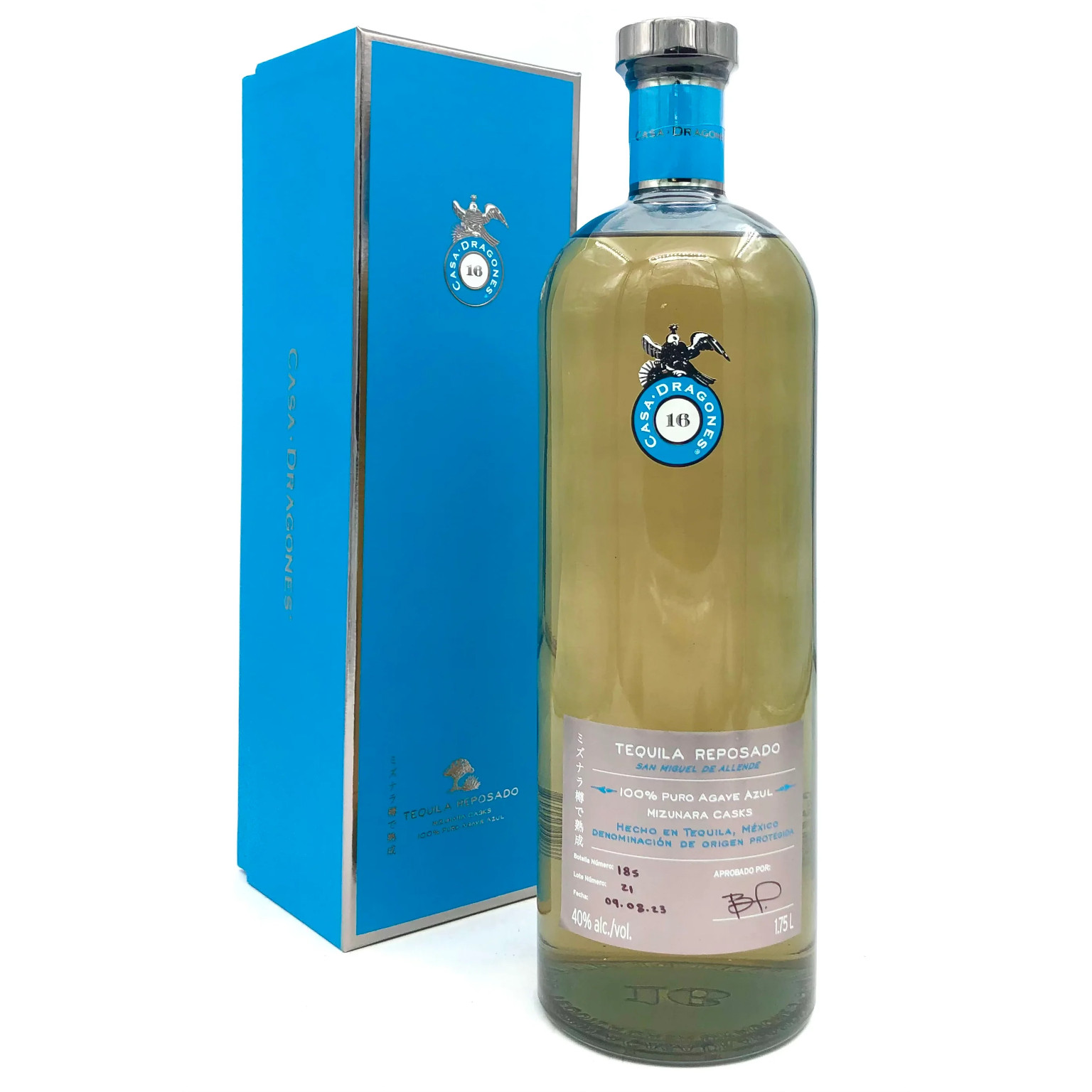 Casa Dragones Reposado Tequila "Mizunara Casks" 1.75L (40% Vol.)