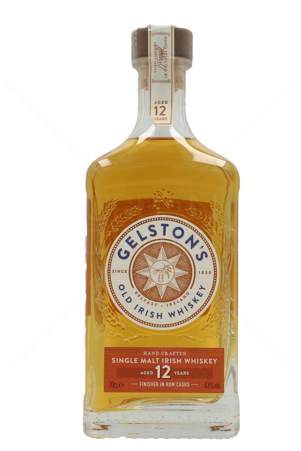 Gelston's 12 Years Irish Whiskey 0,7L (43% Vol.)